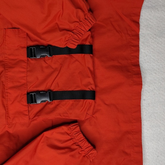 VINTAGE Old Navy Jacket Vest Size 16 Dark Orange Nylon Anorak Y2K Convertible - Picture 5 of 12